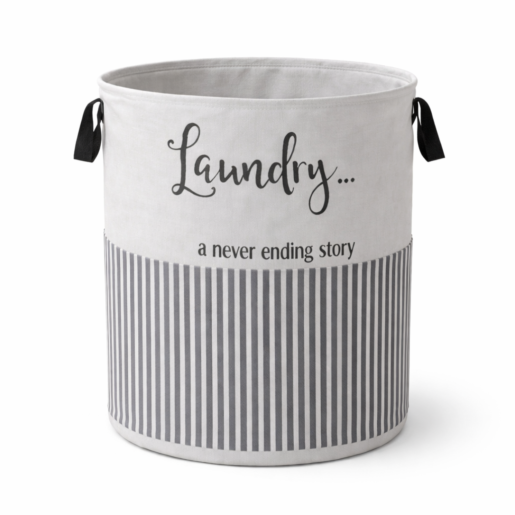 Grey Colour Laundry Bag