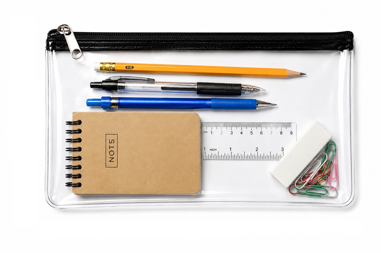 Transparent Pencil Case