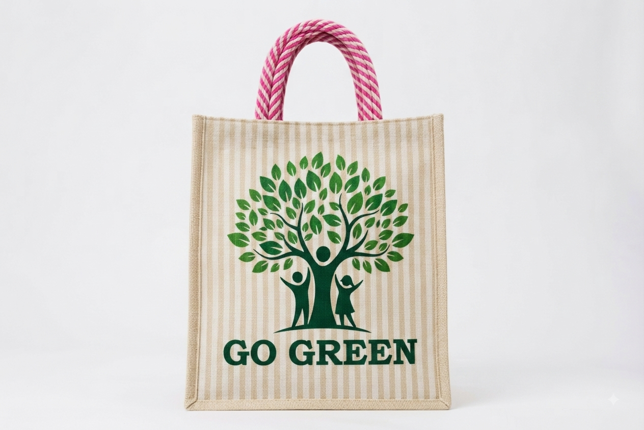 Jute bag Go Green