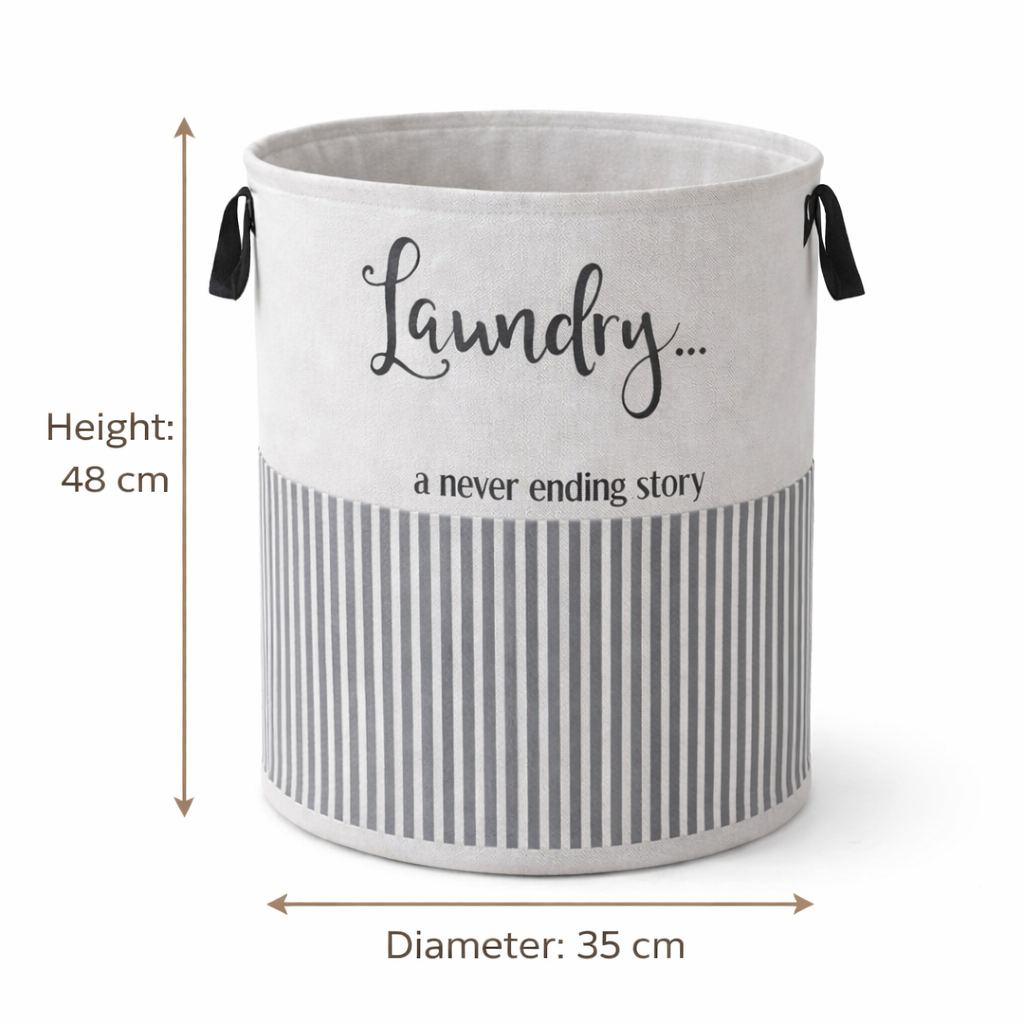 Grey Colour Laundry Bag thumbnail 5