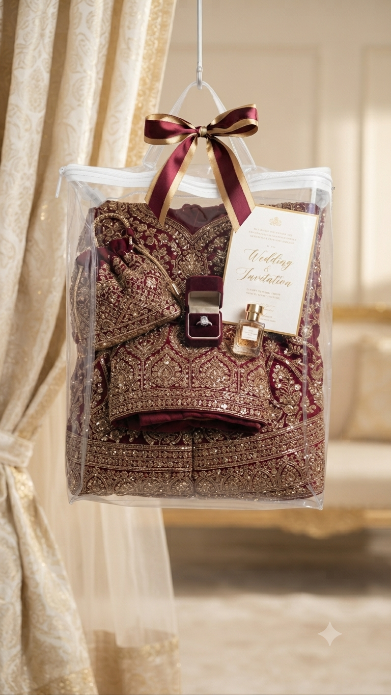 Transparent storage bag thumbnail 2